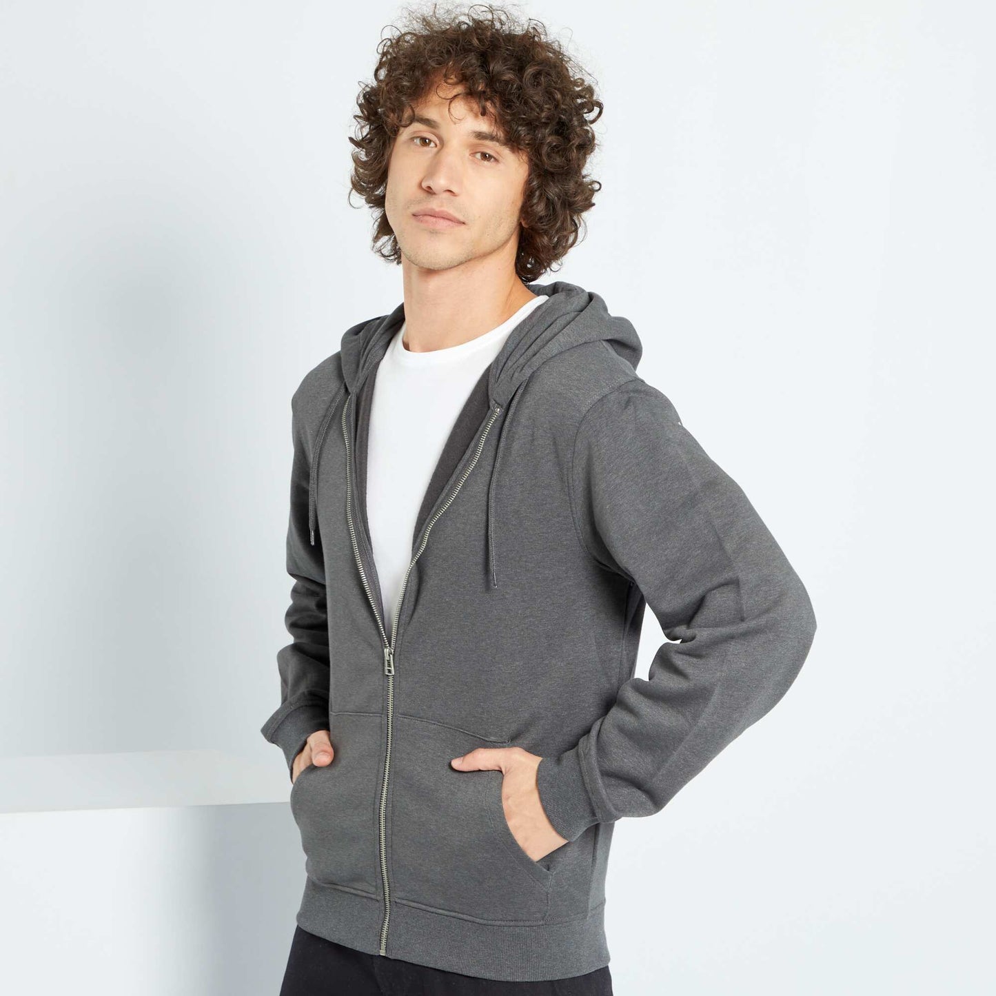 Zip-up hoodie GREY