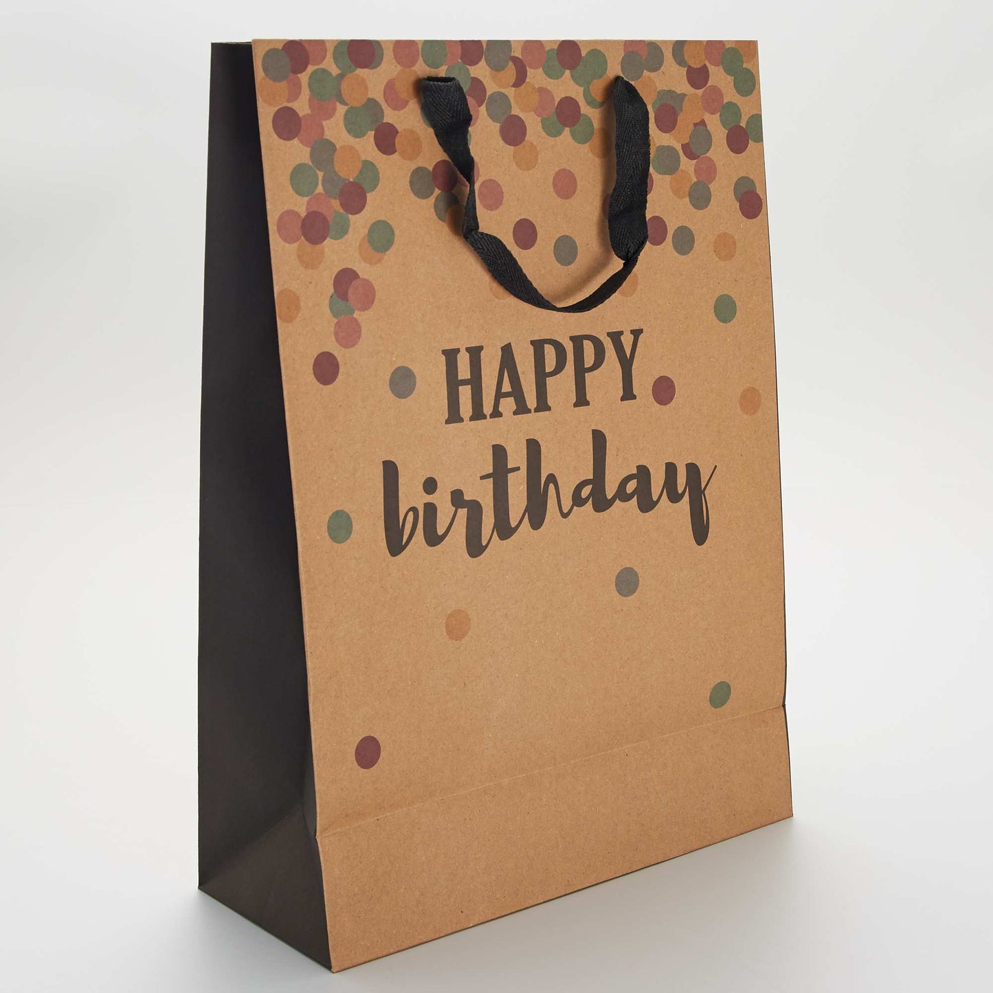 'Happy birthday' gift bag BROWN