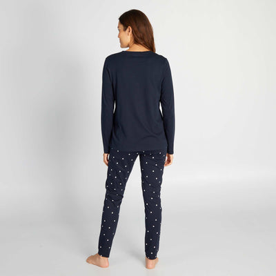 طقم جيرسيه - طقم من قطعتين كحلي