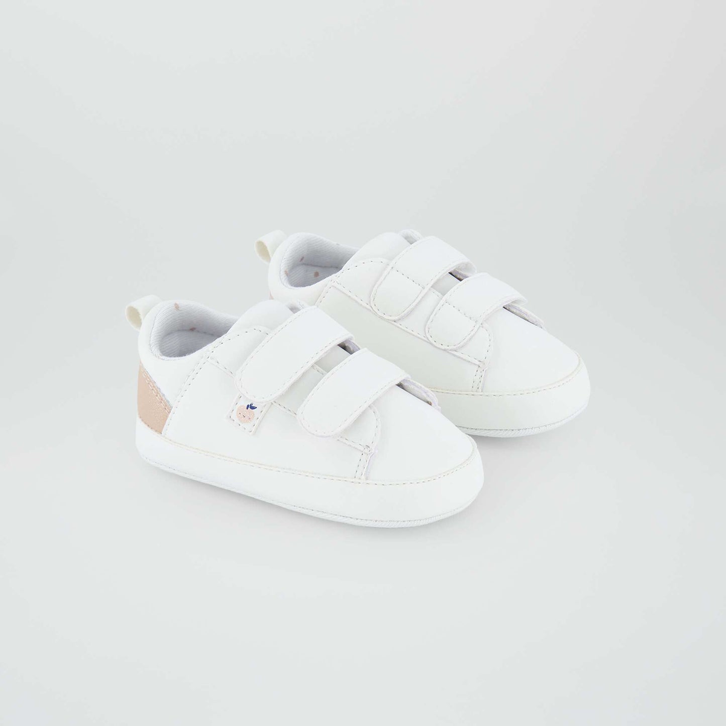 Trendy velcro trainers WHITE