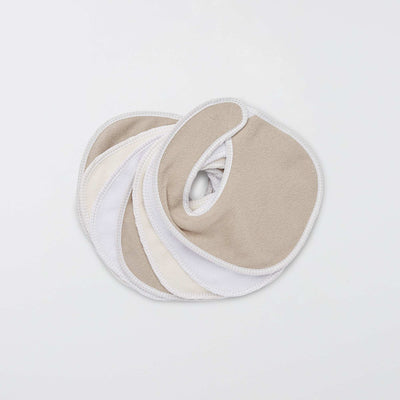 حزمة من 7 مرايل للمناشف مع خطاف وعروة للإغلاق بني