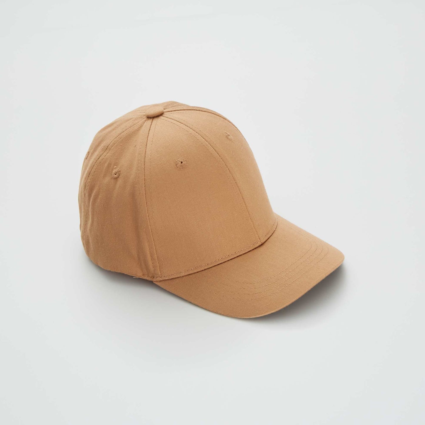 Plain canvas cap brown