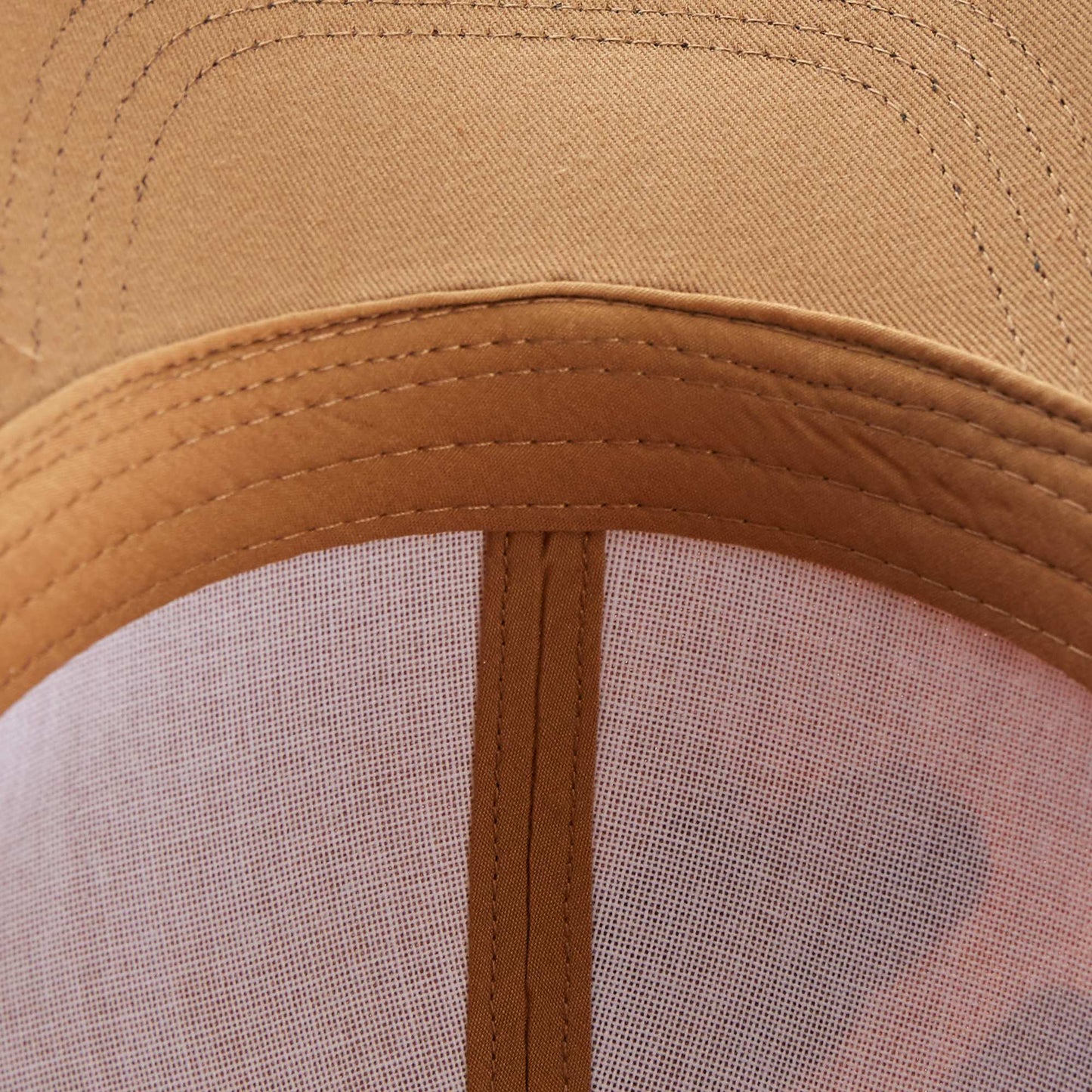 Plain canvas cap brown