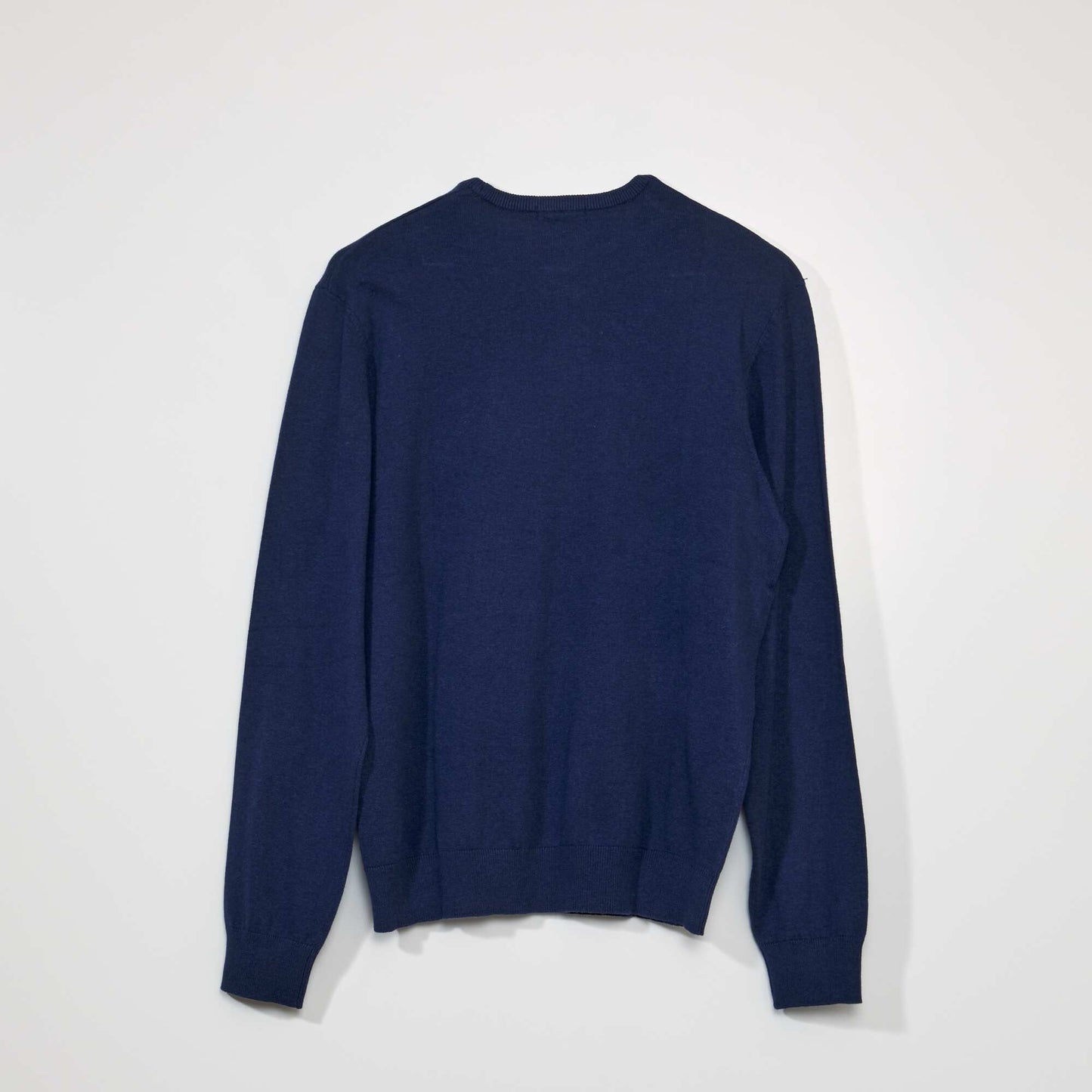 Round neck sweater BLUE CH