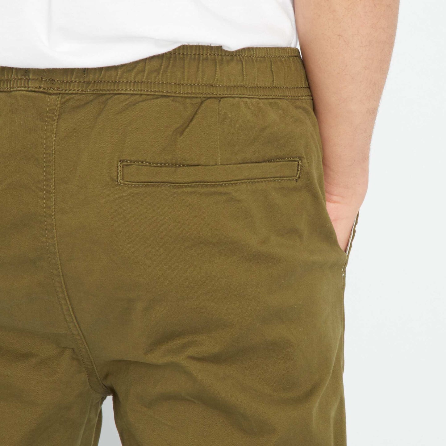 Jogger-style trousers KHAKI