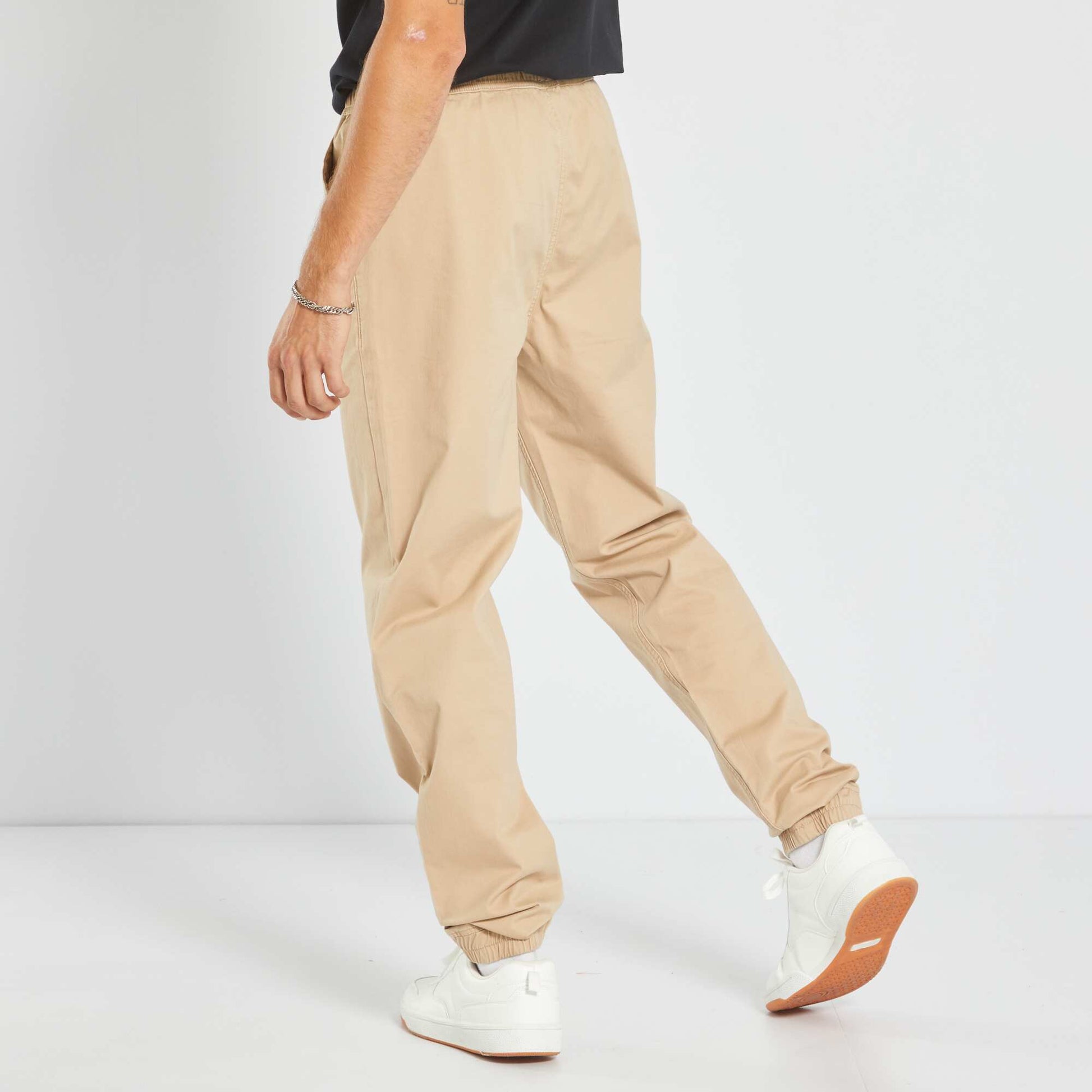 Kiabi Jogger-style trousers BEIGE Saudi Arabia – Kiabi KSA