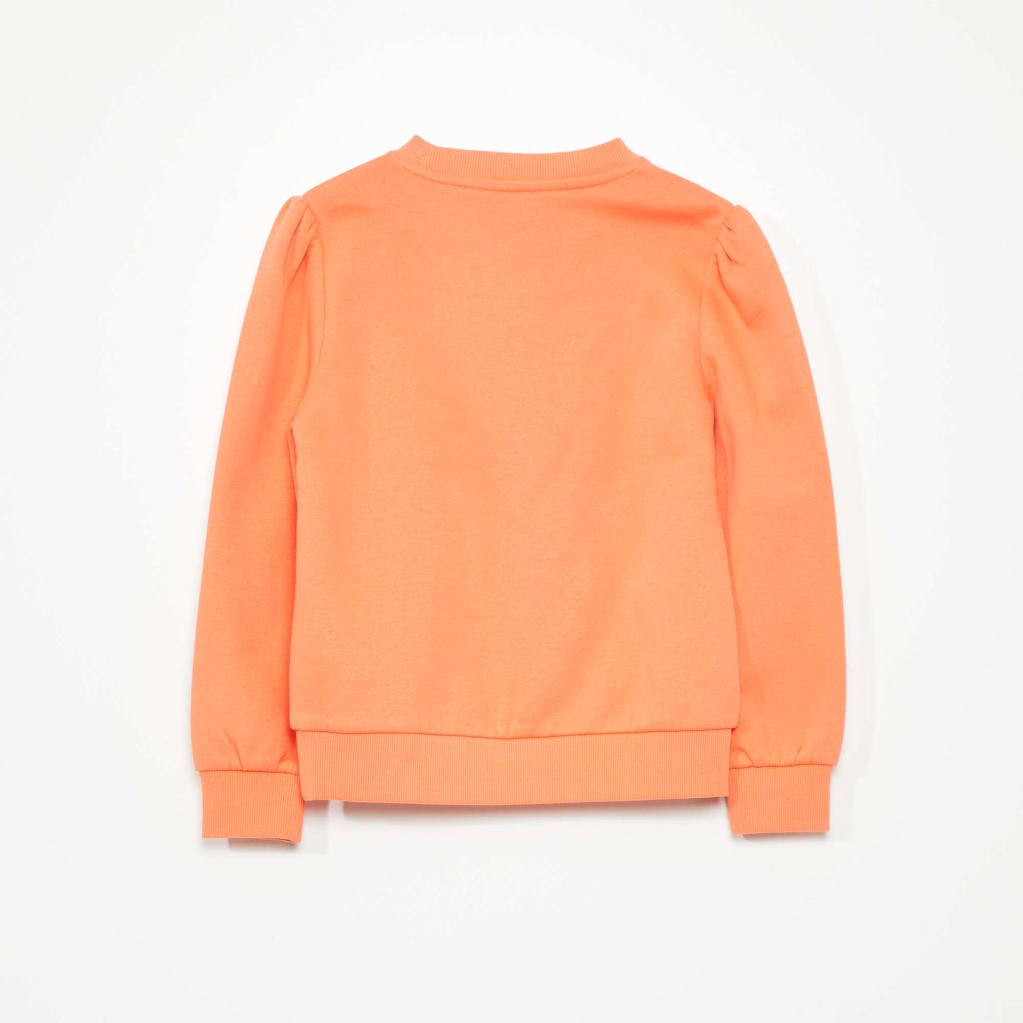 Round neck sweatshirt ORANGE