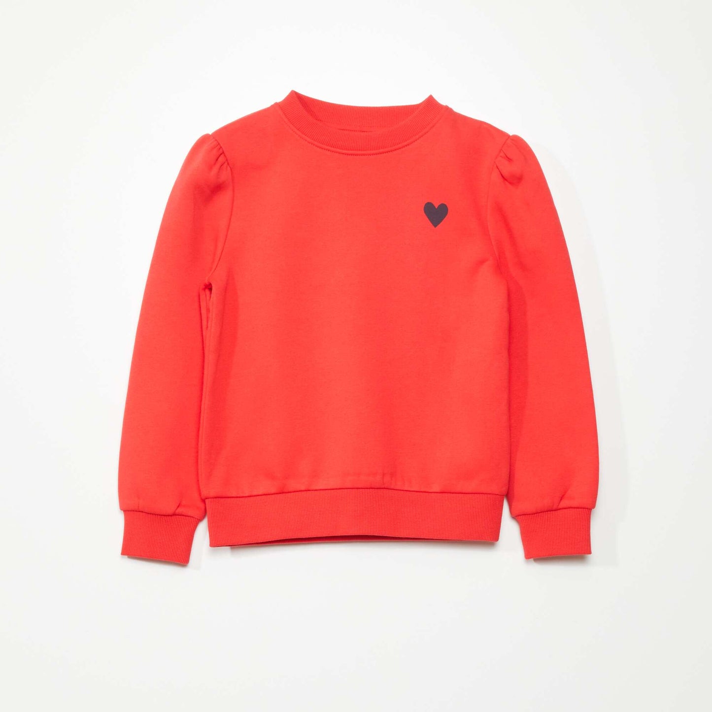 Round neck sweatshirt RED