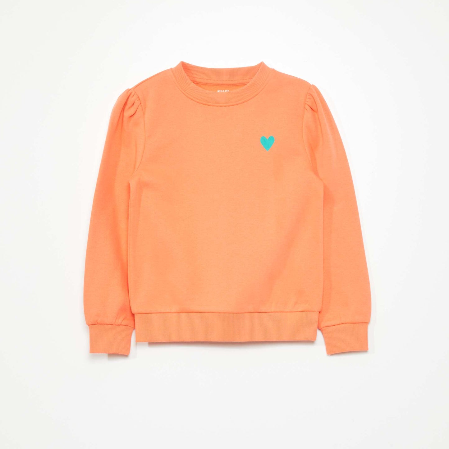 Round neck sweatshirt ORANGE