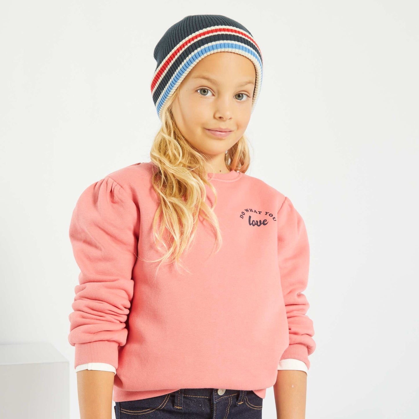 Round neck sweatshirt PINK