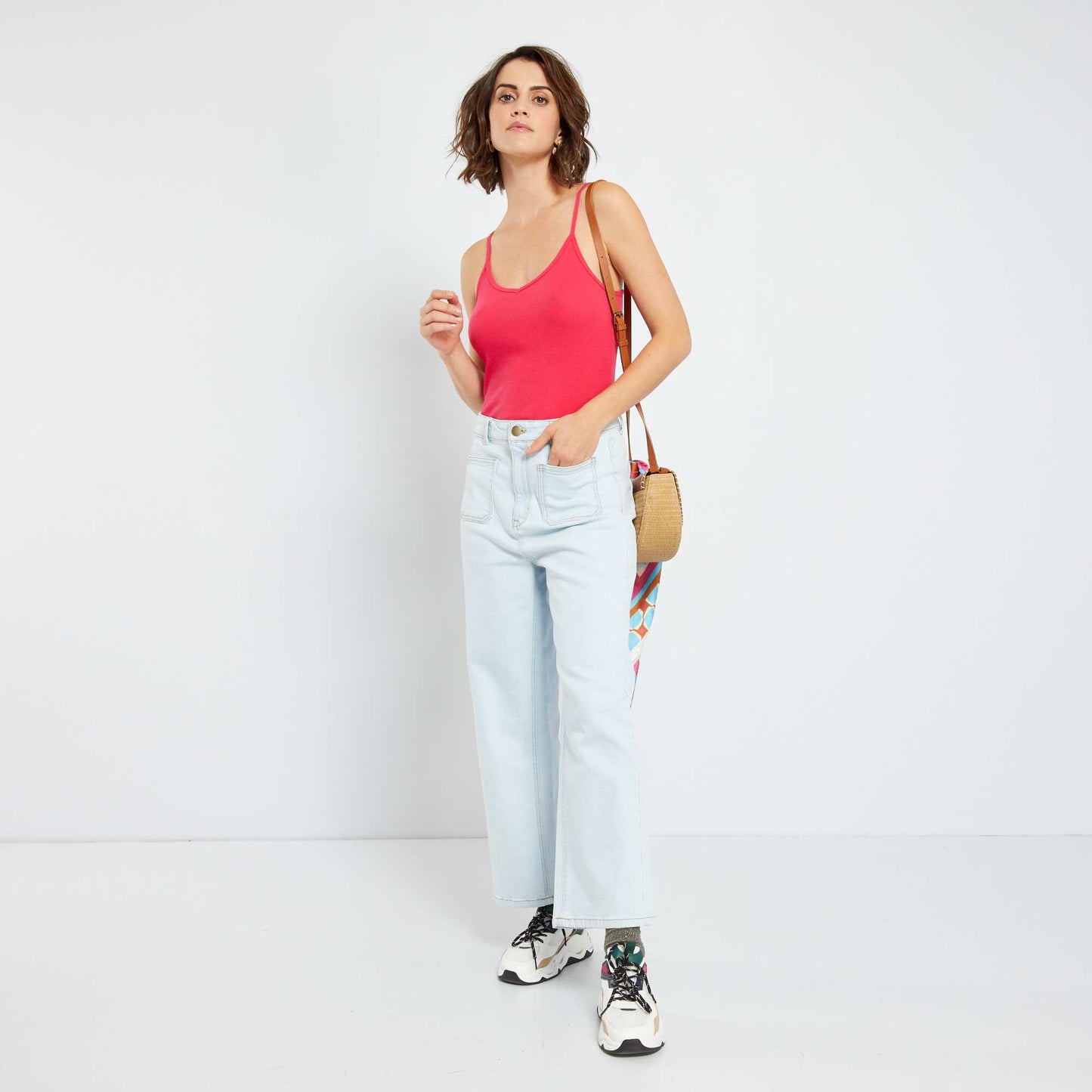 Strappy bodysuit Pink