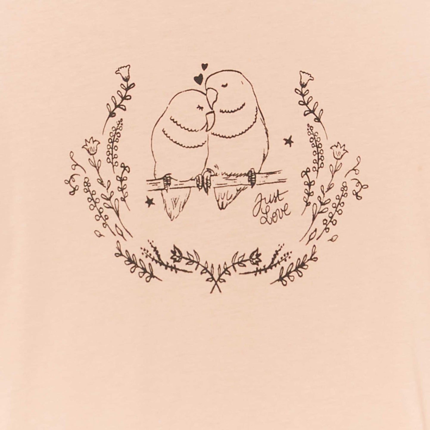Printed cotton T-shirt PINK