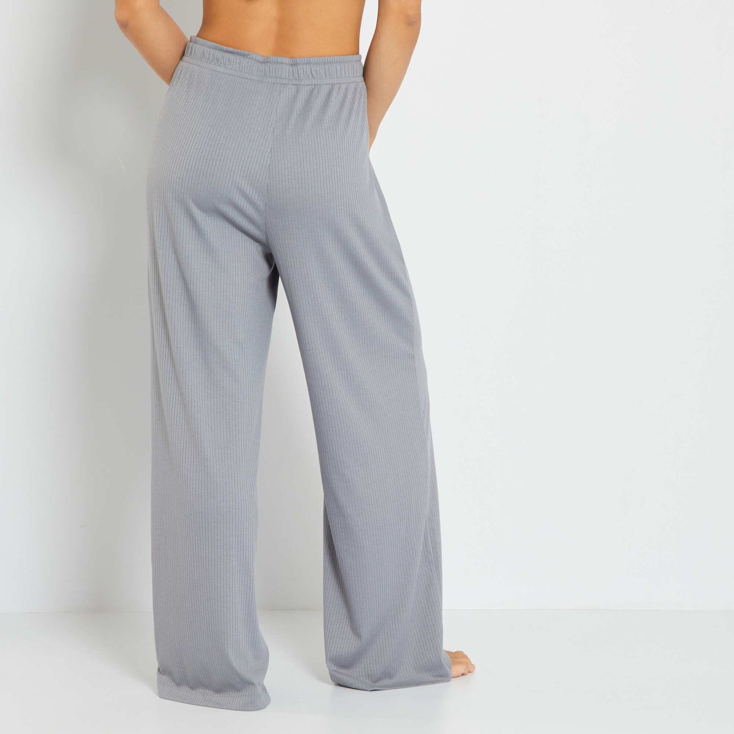 Flowing pyjama bottoms BLUE