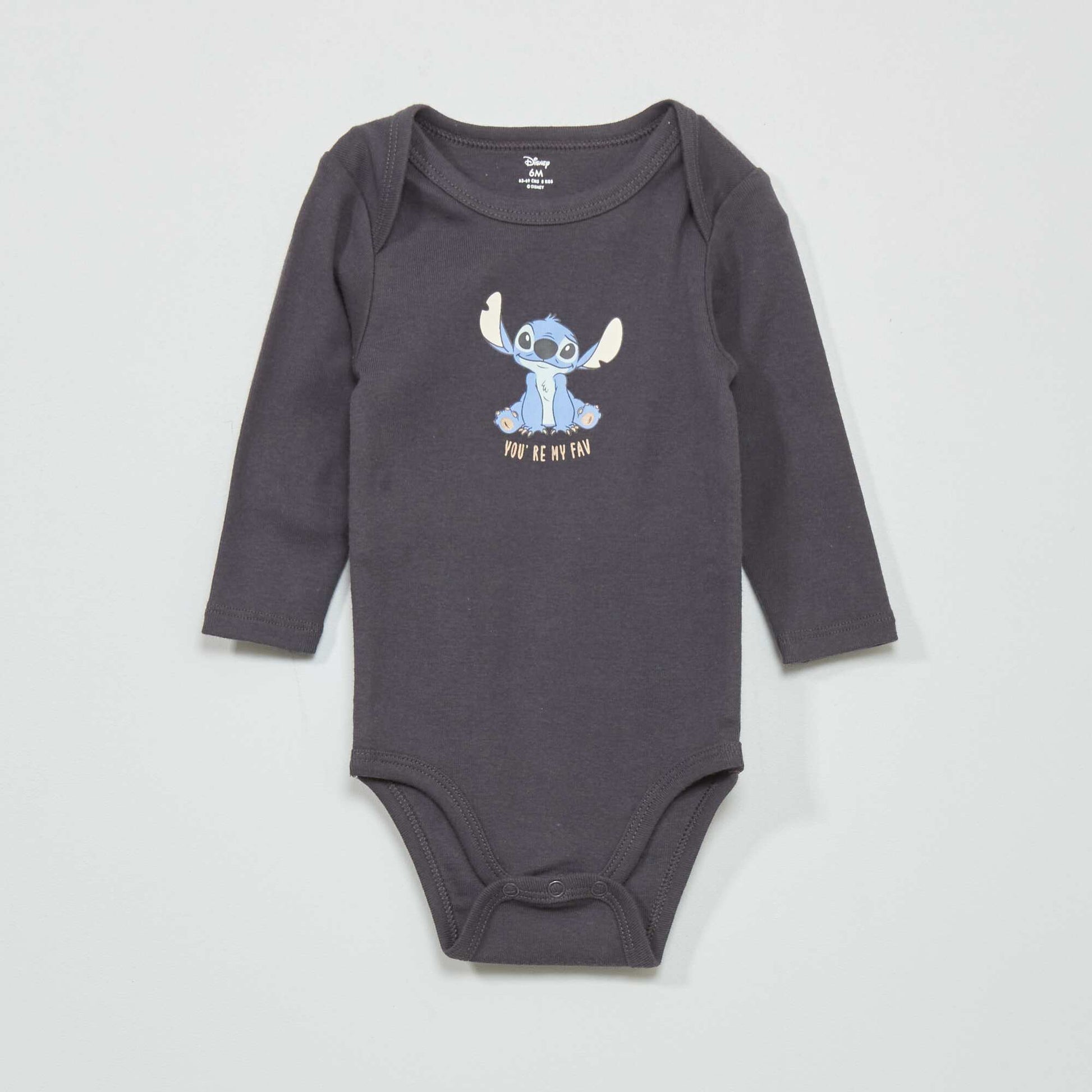 Disney jersey bodies - Pack of 2 GREY