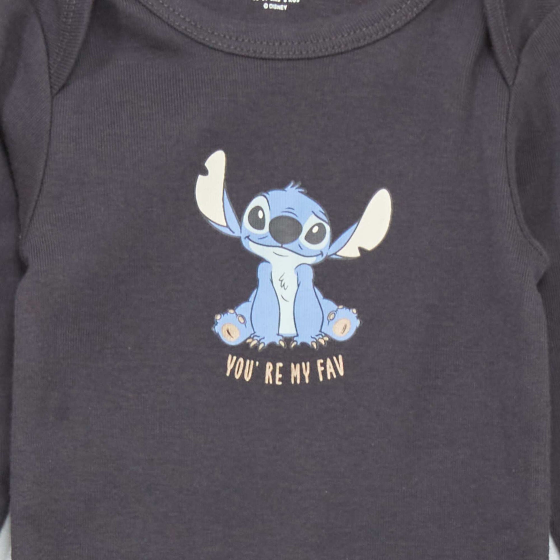Disney jersey bodies - Pack of 2 GREY