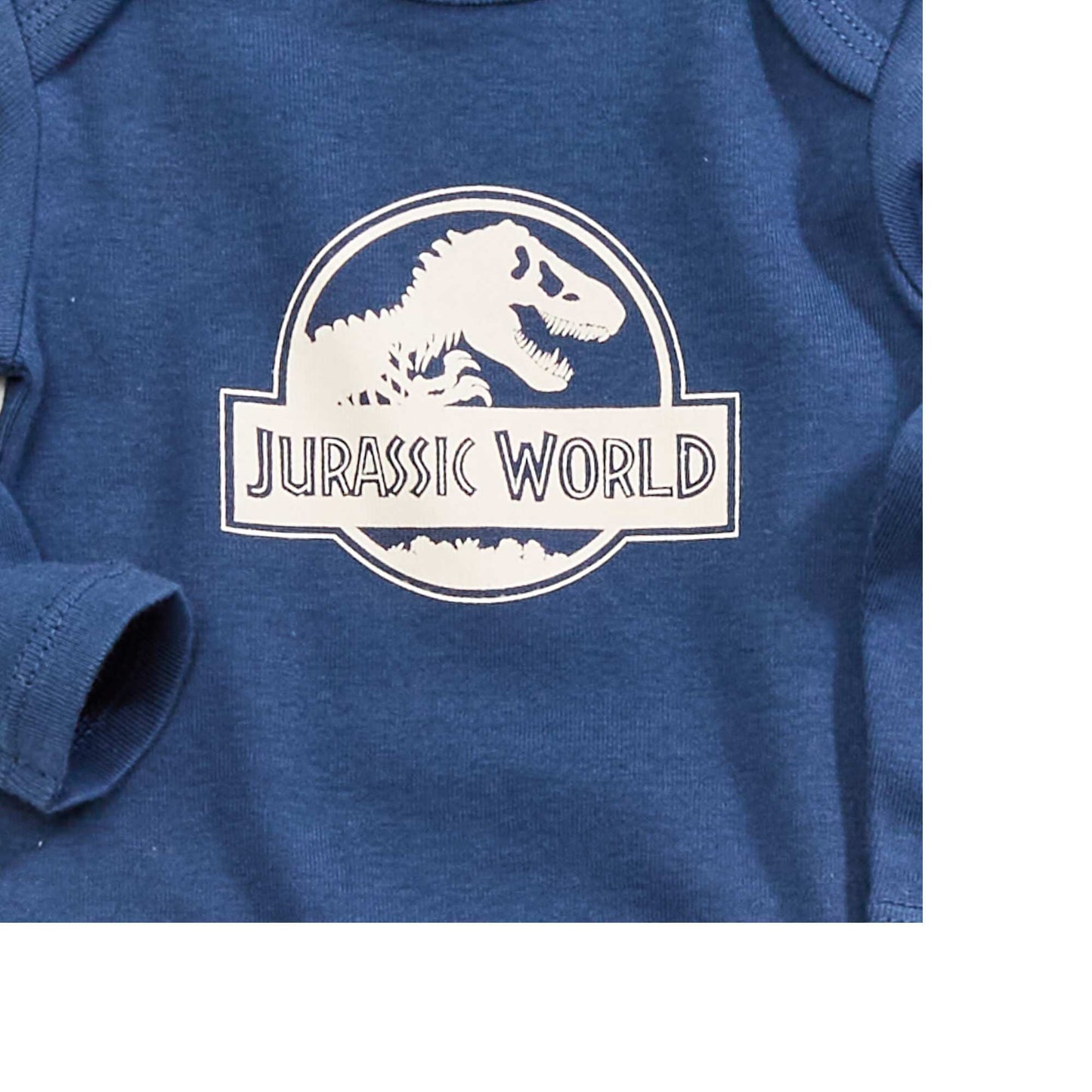 Jurassic World jersey bodysuits - Pack of 2 GREY