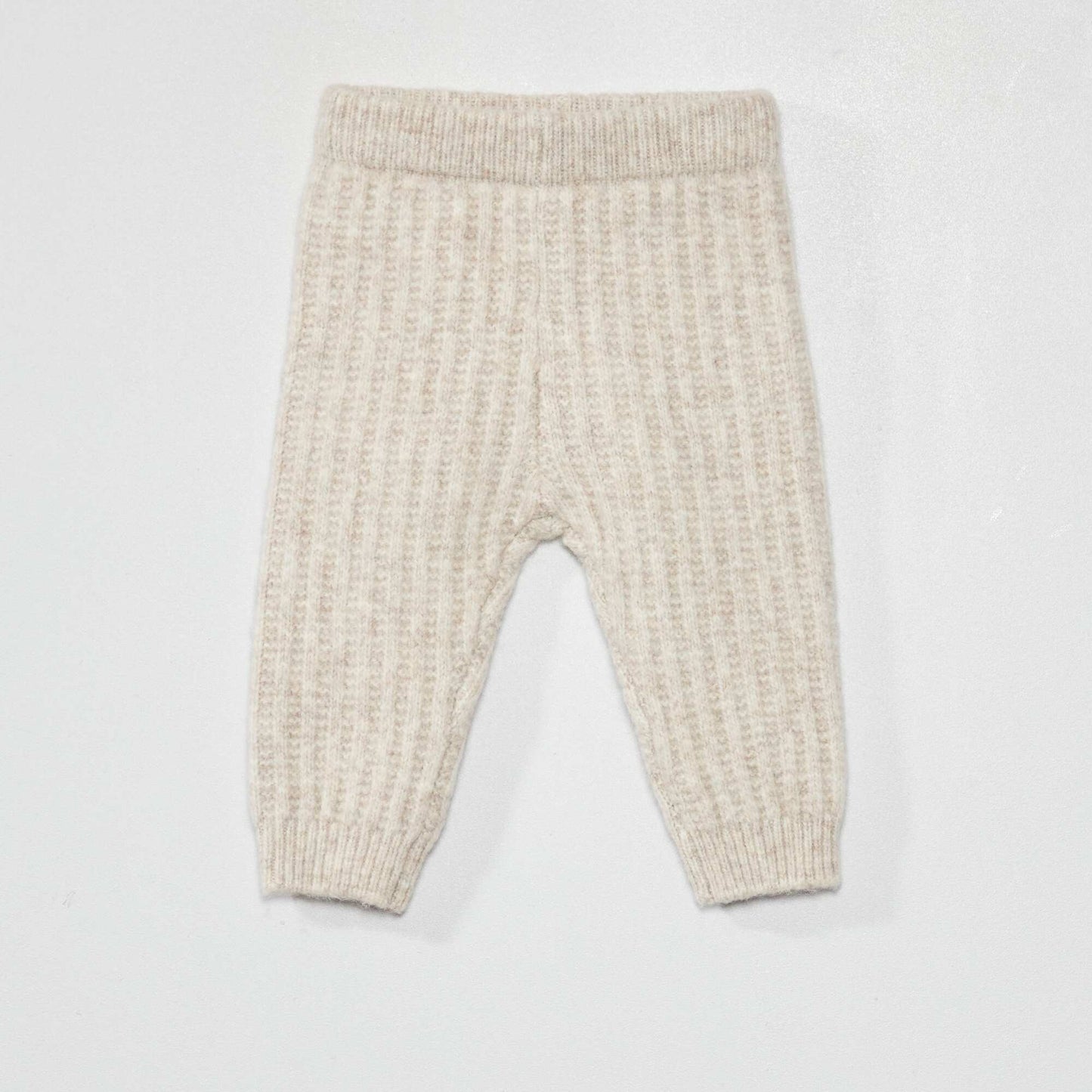 Knitted trousers BEIGE