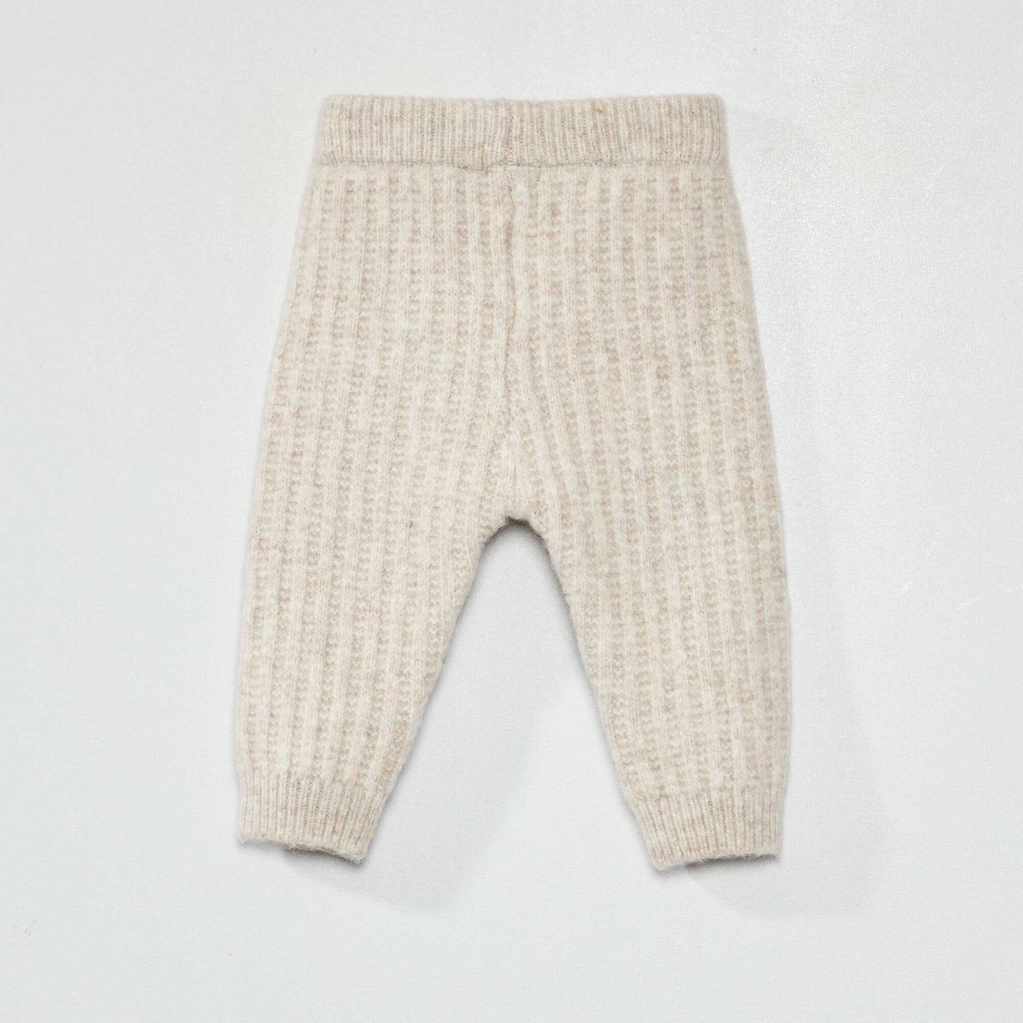 Knitted trousers BEIGE