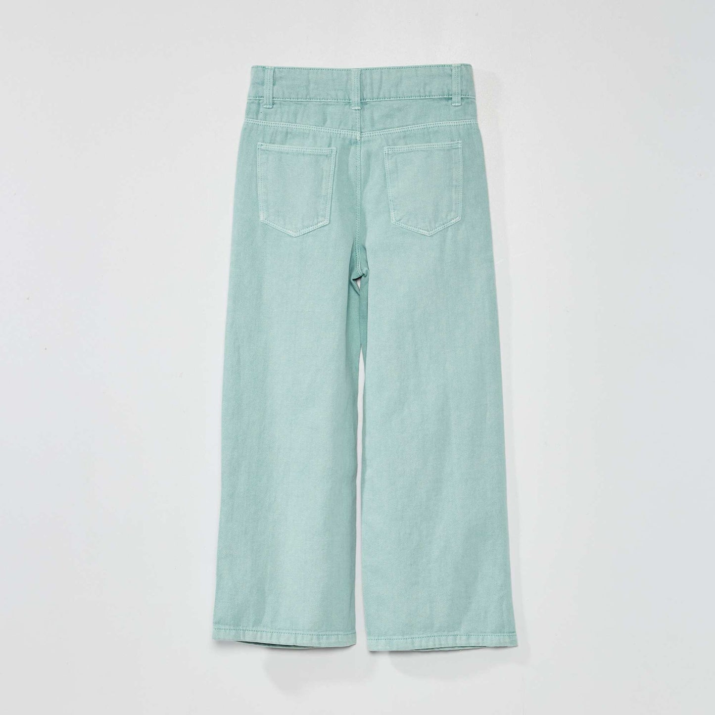 Wide-leg trousers - 5 pockets BLUE