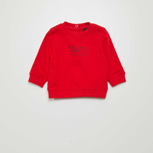 Lightweight sweatshirt RED