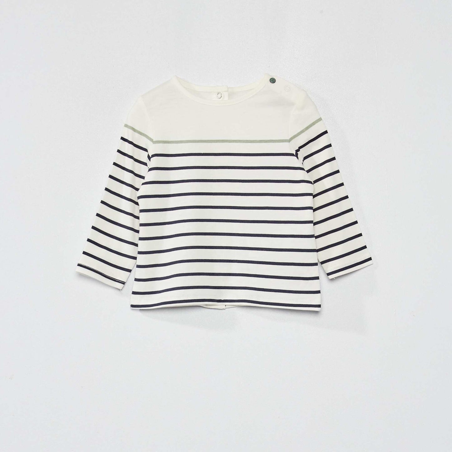 Long-sleeved cotton T-shirt WHITE