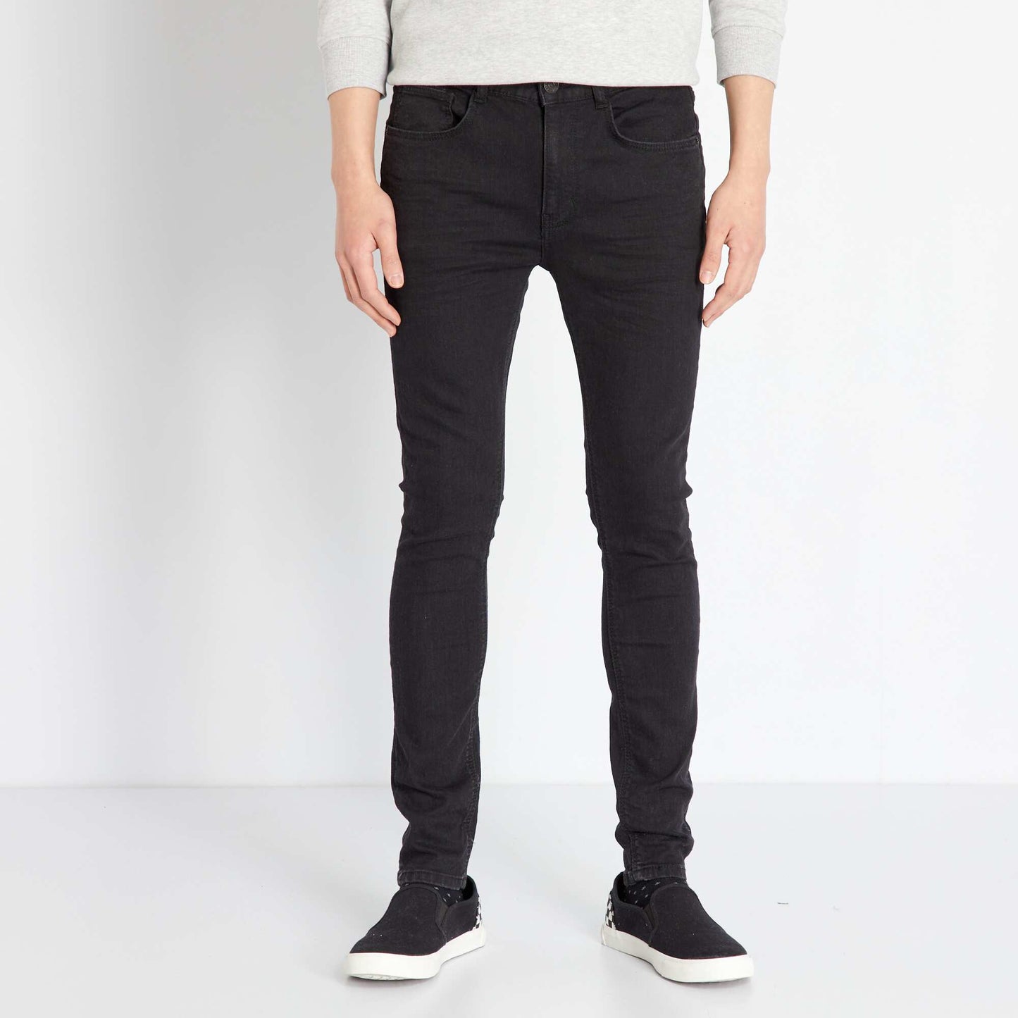 Stretch skinny jeans - 5 pockets BLACK