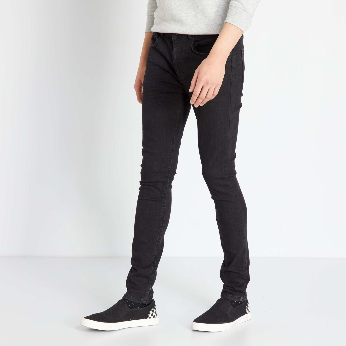 Stretch skinny jeans - 5 pockets BLACK