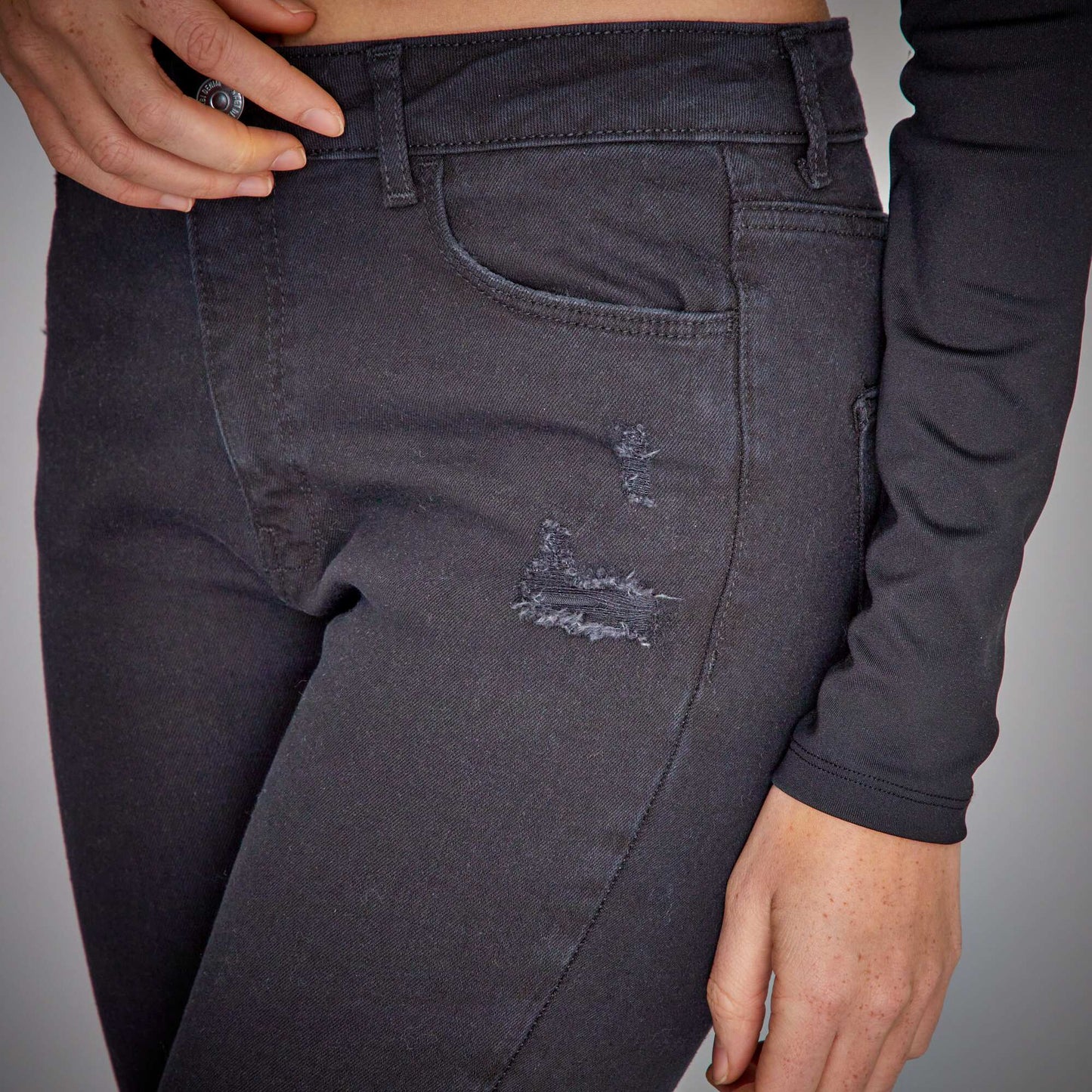 Skinny jeans - 5 pockets black