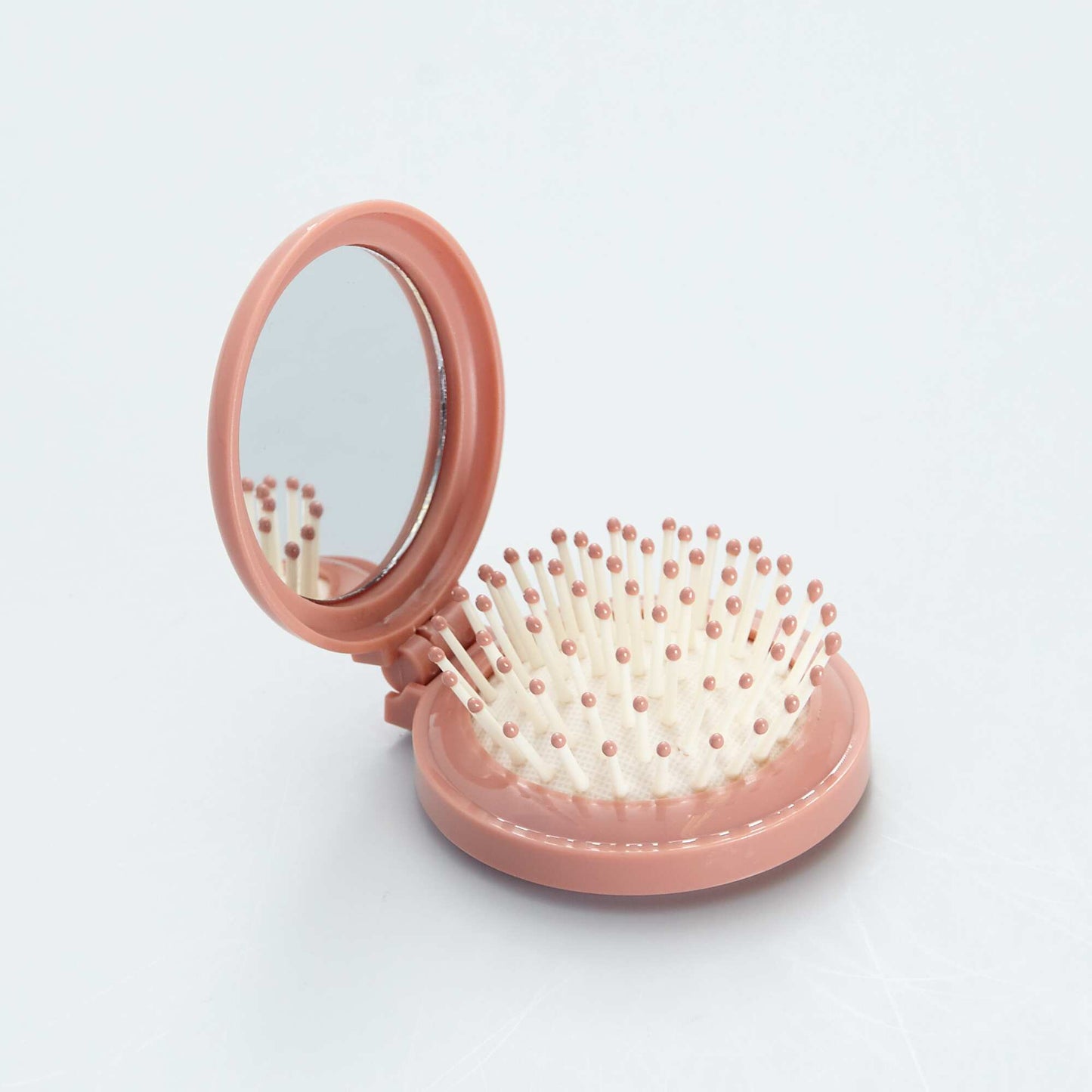 Fox handbag hairbrush PINK