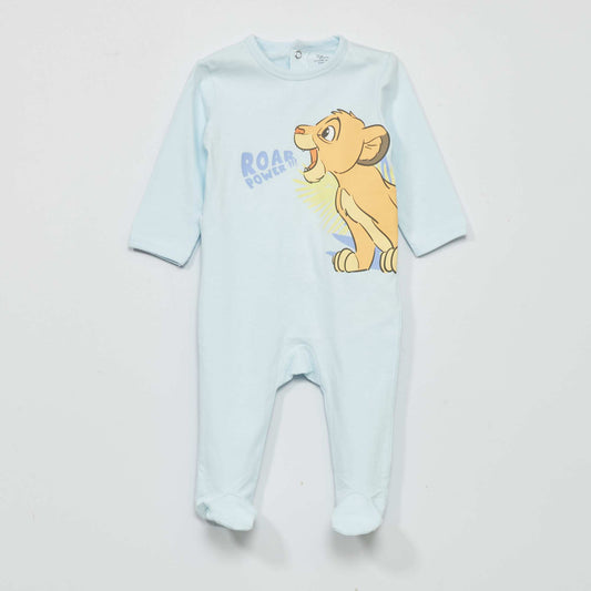 Disney jersey sleepsuit Blue