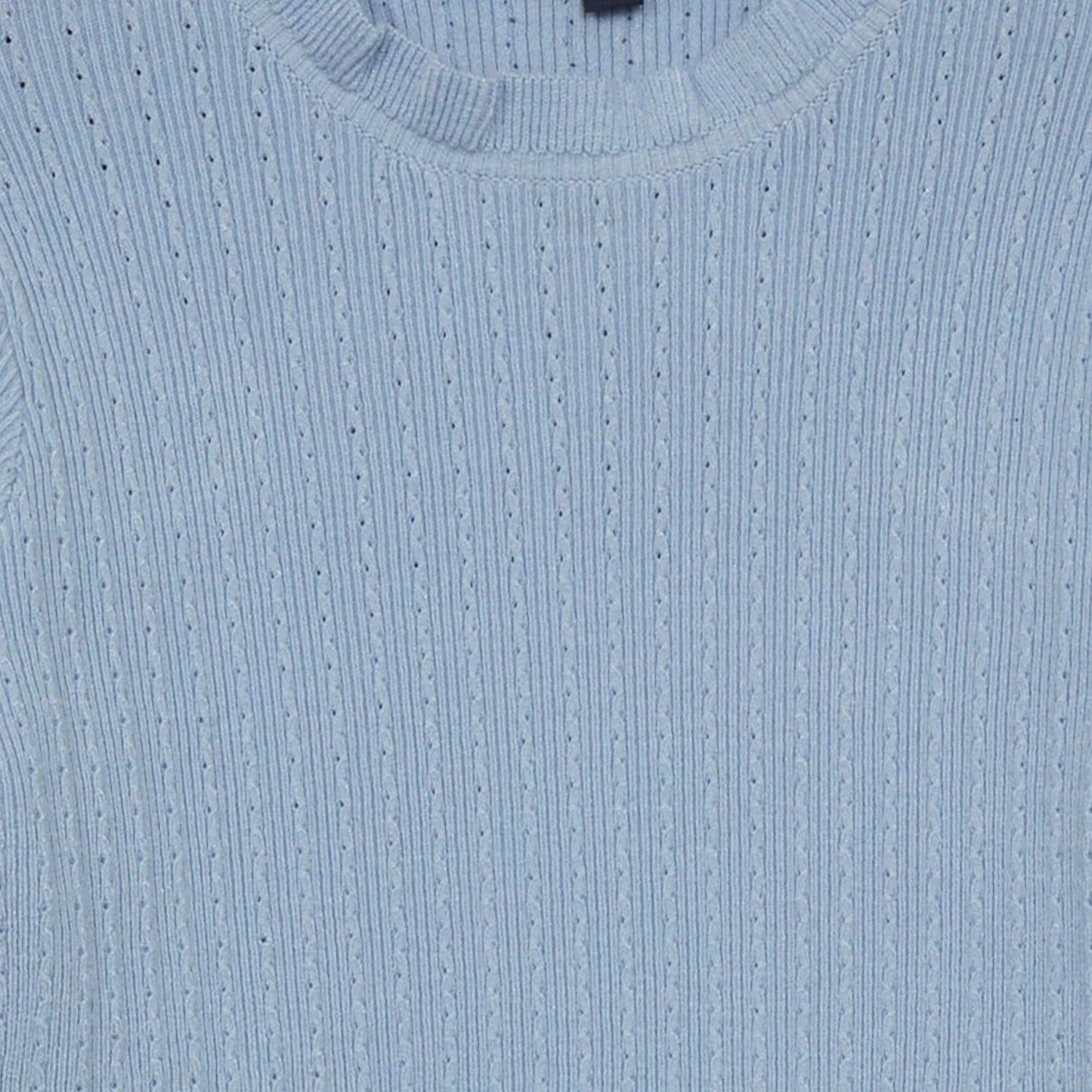 Soft knit sweater BLUE