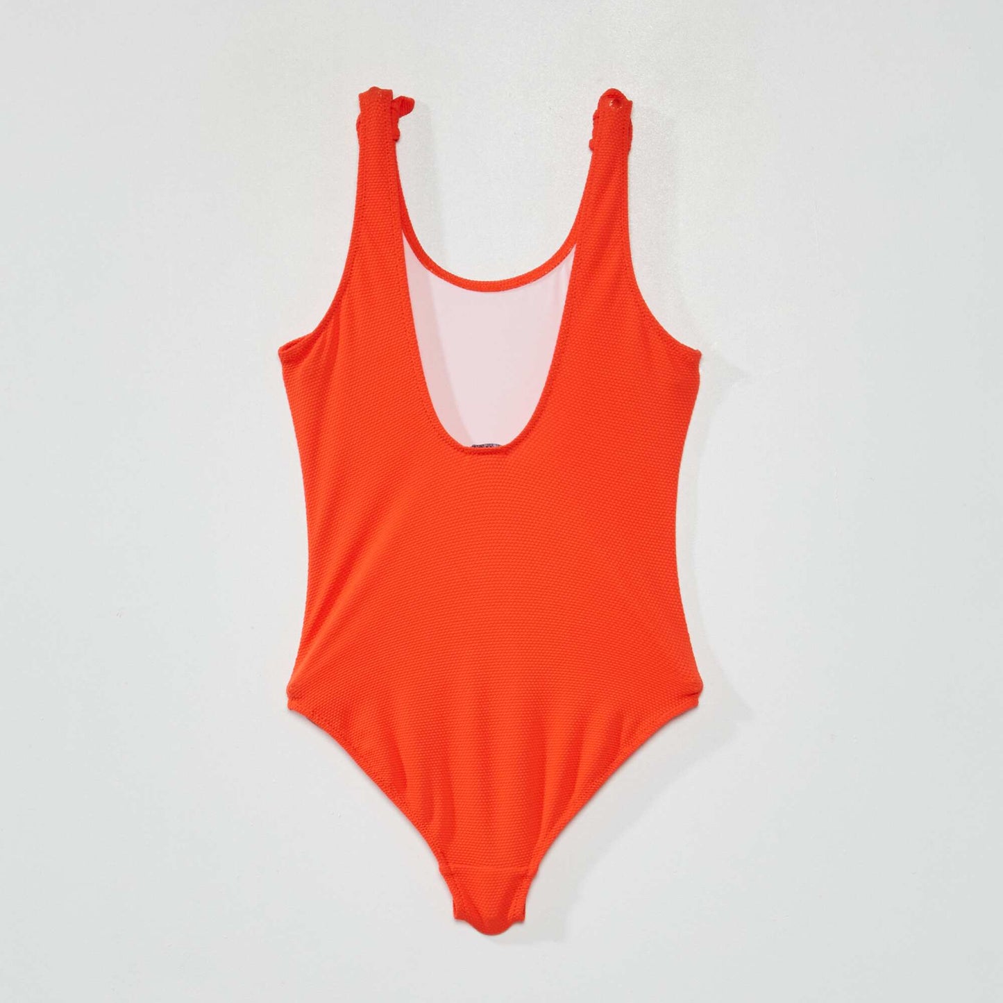 One-piece swimsuit red