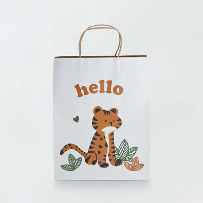 حقيبة هدية بيضاء