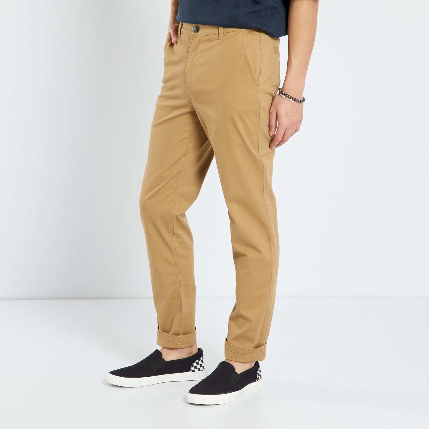 Straight chinos BEIGE