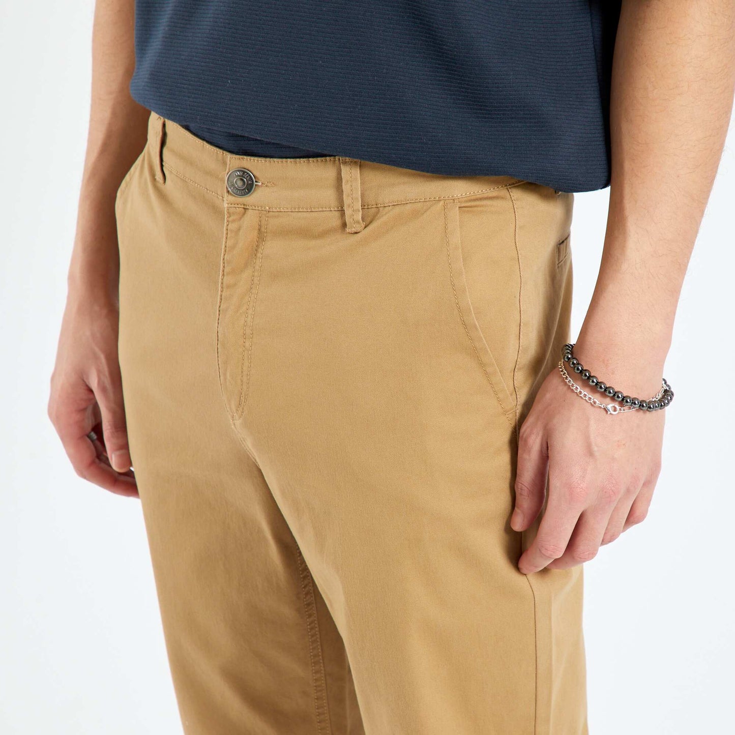 Straight chinos BEIGE