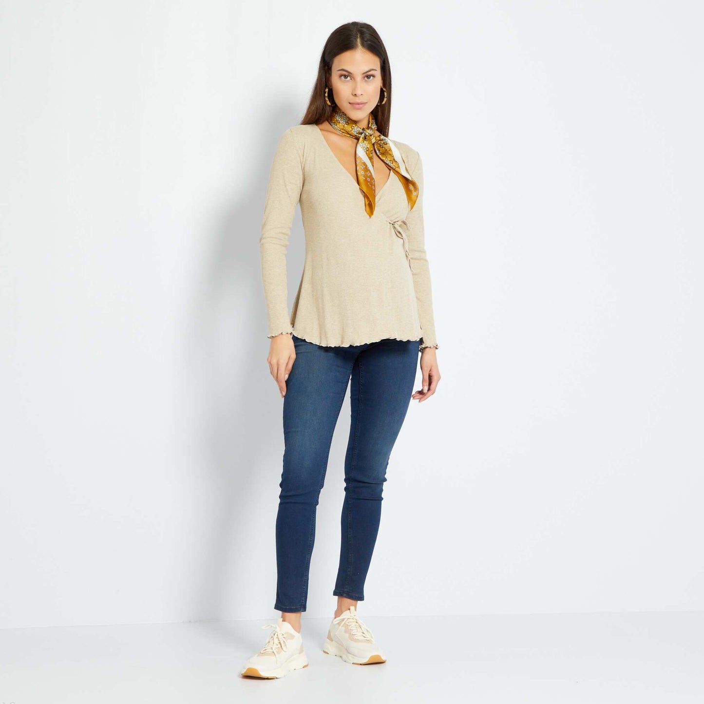 Skinny maternity jeans BLUE