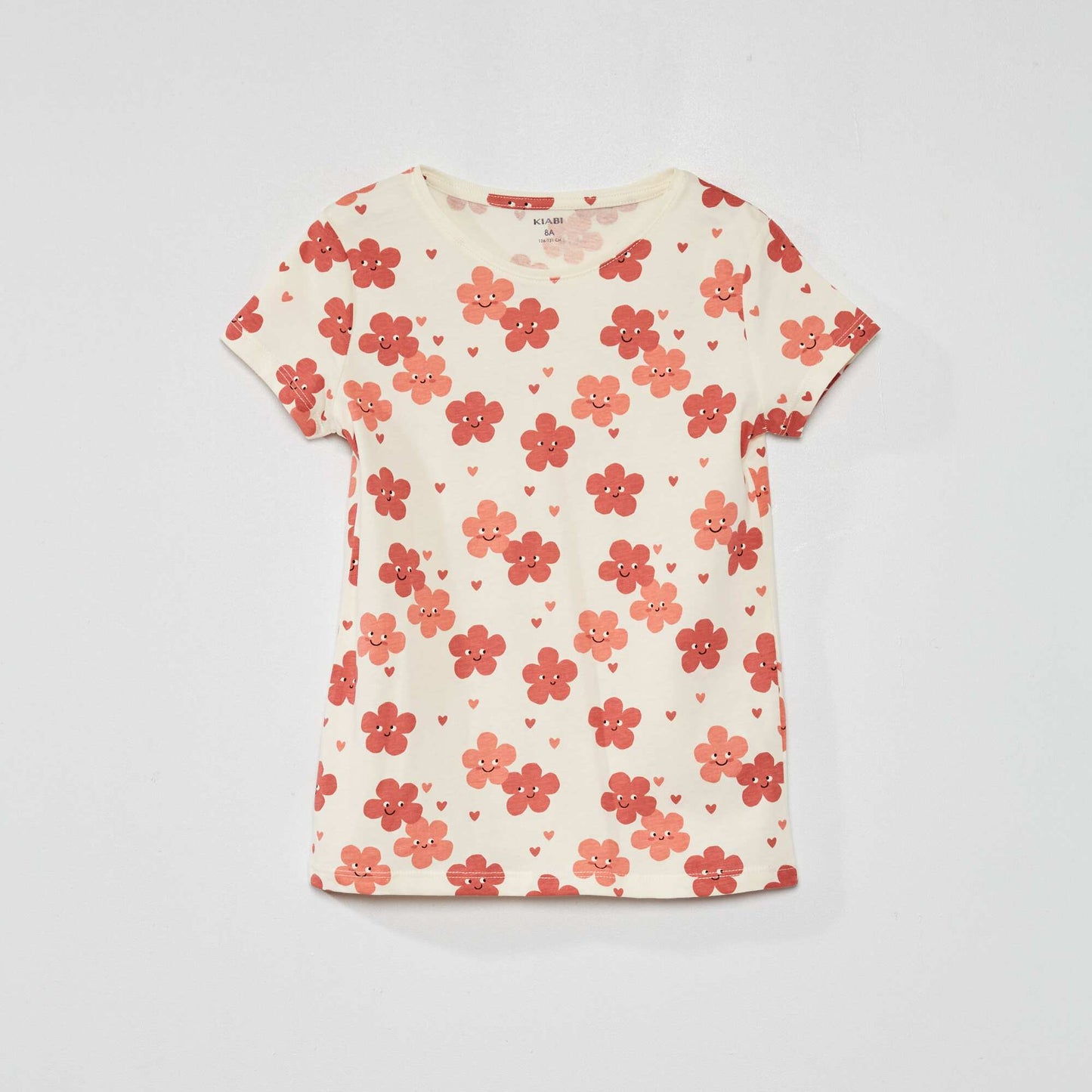 Floral print T-shirt WHITE