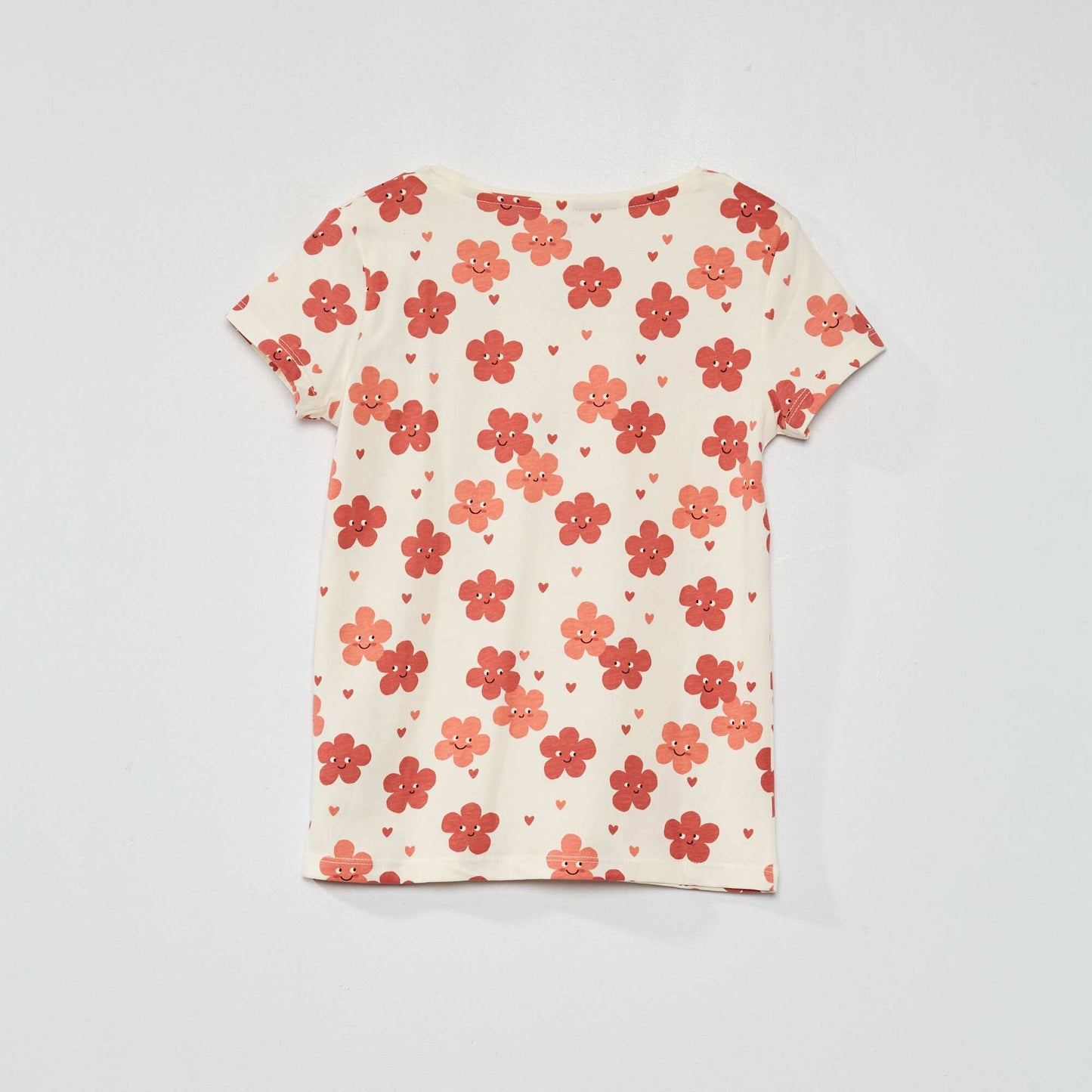 Floral print T-shirt WHITE