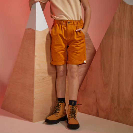 Plain Bermuda shorts YELLOW