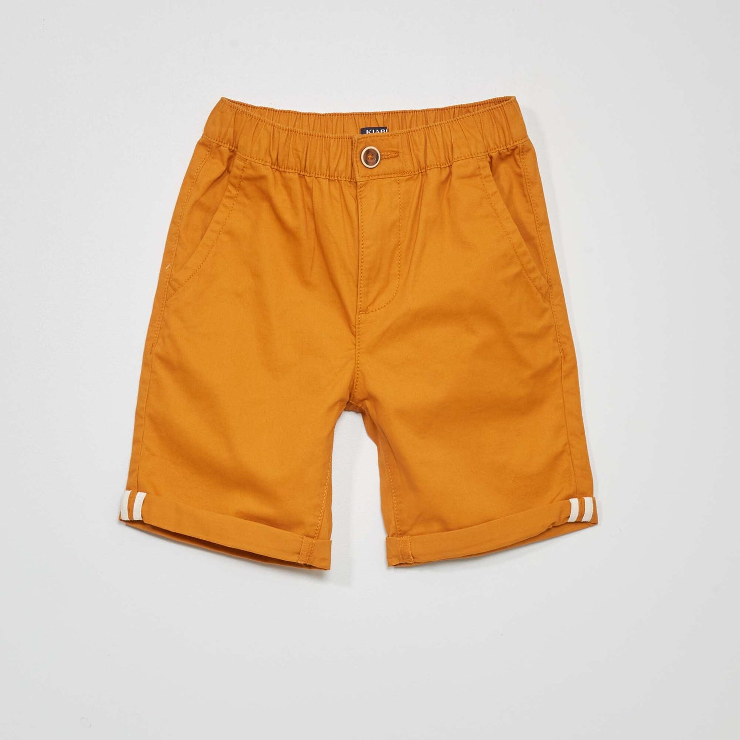 Plain Bermuda shorts YELLOW