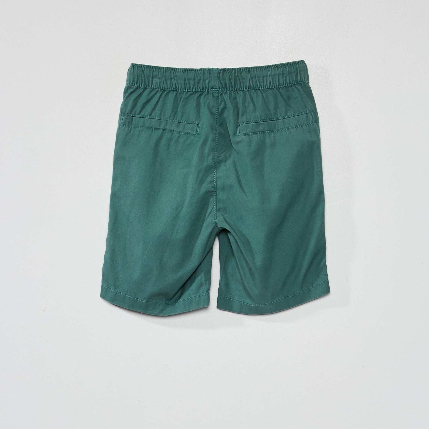 Plain Bermuda shorts verdigris