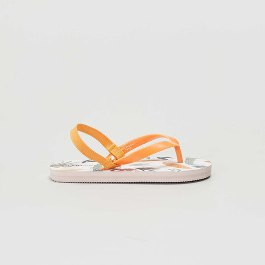 Beach flip-flops WHITE