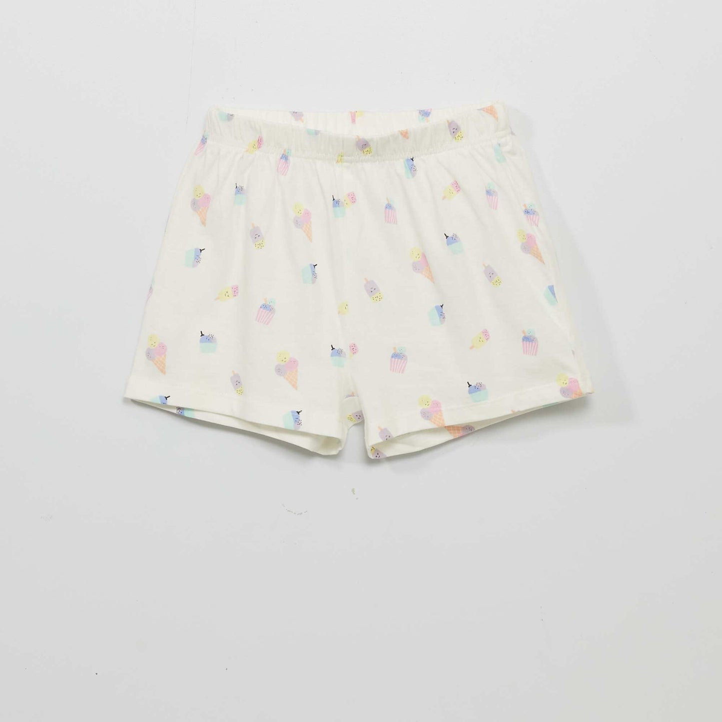 Short pyjamas - Two-piece set WHITE