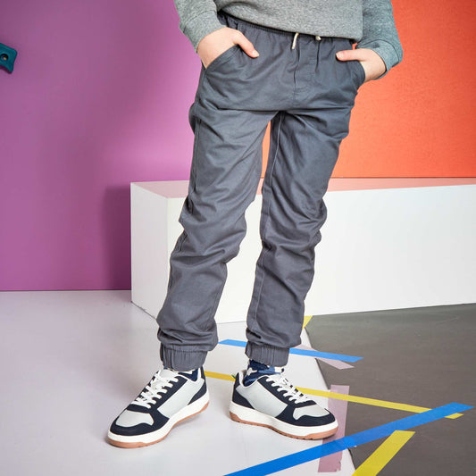 Jogger-style trousers GREY