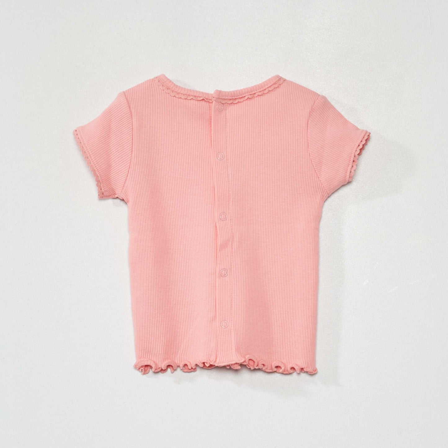 Short-sleeved T-shirt light burgundy