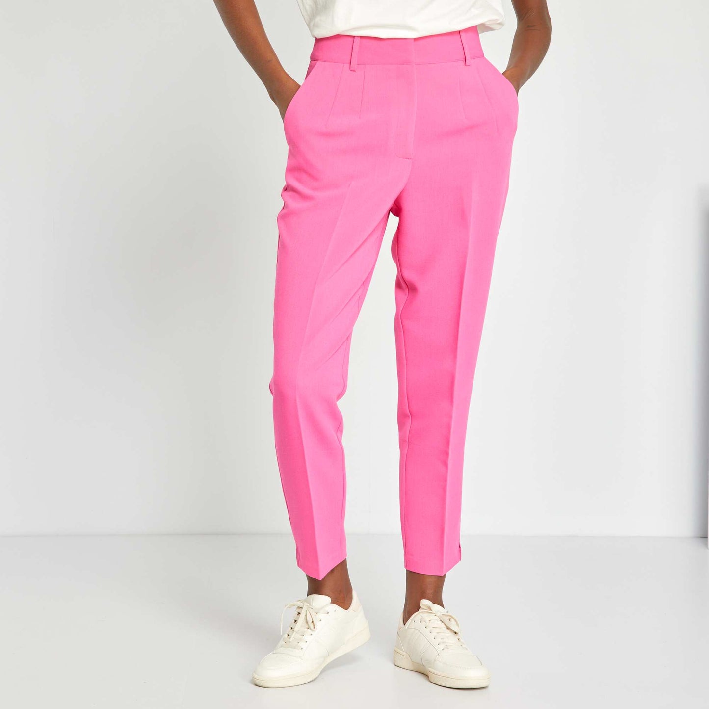 Cigarette trousers indian pink
