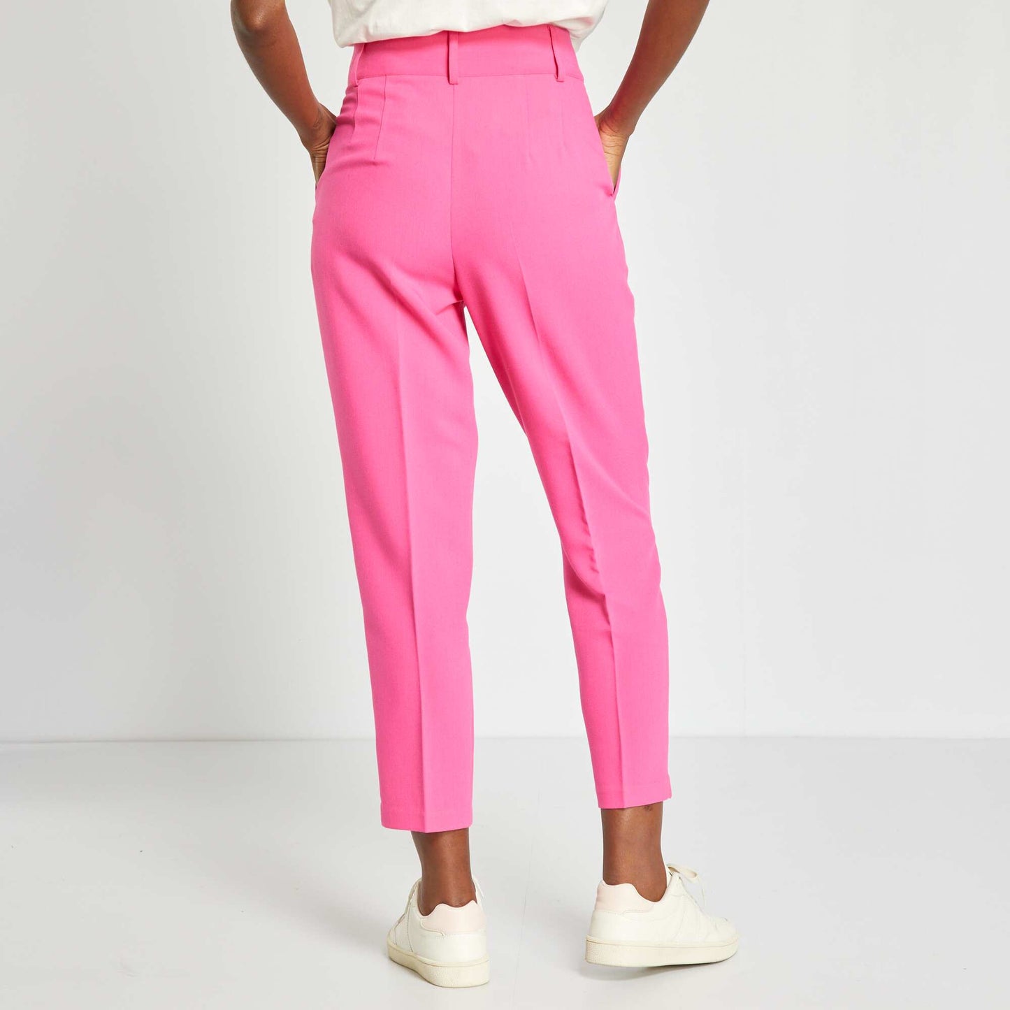 Cigarette trousers indian pink