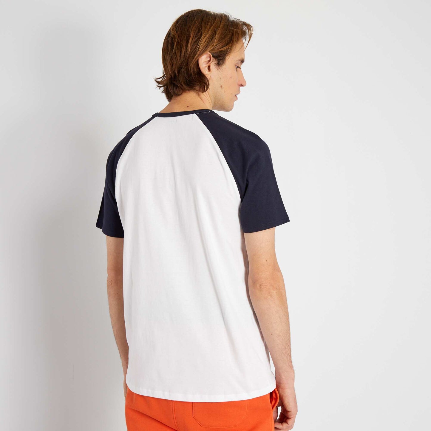 Short-sleeved cotton T-shirt WHITE
