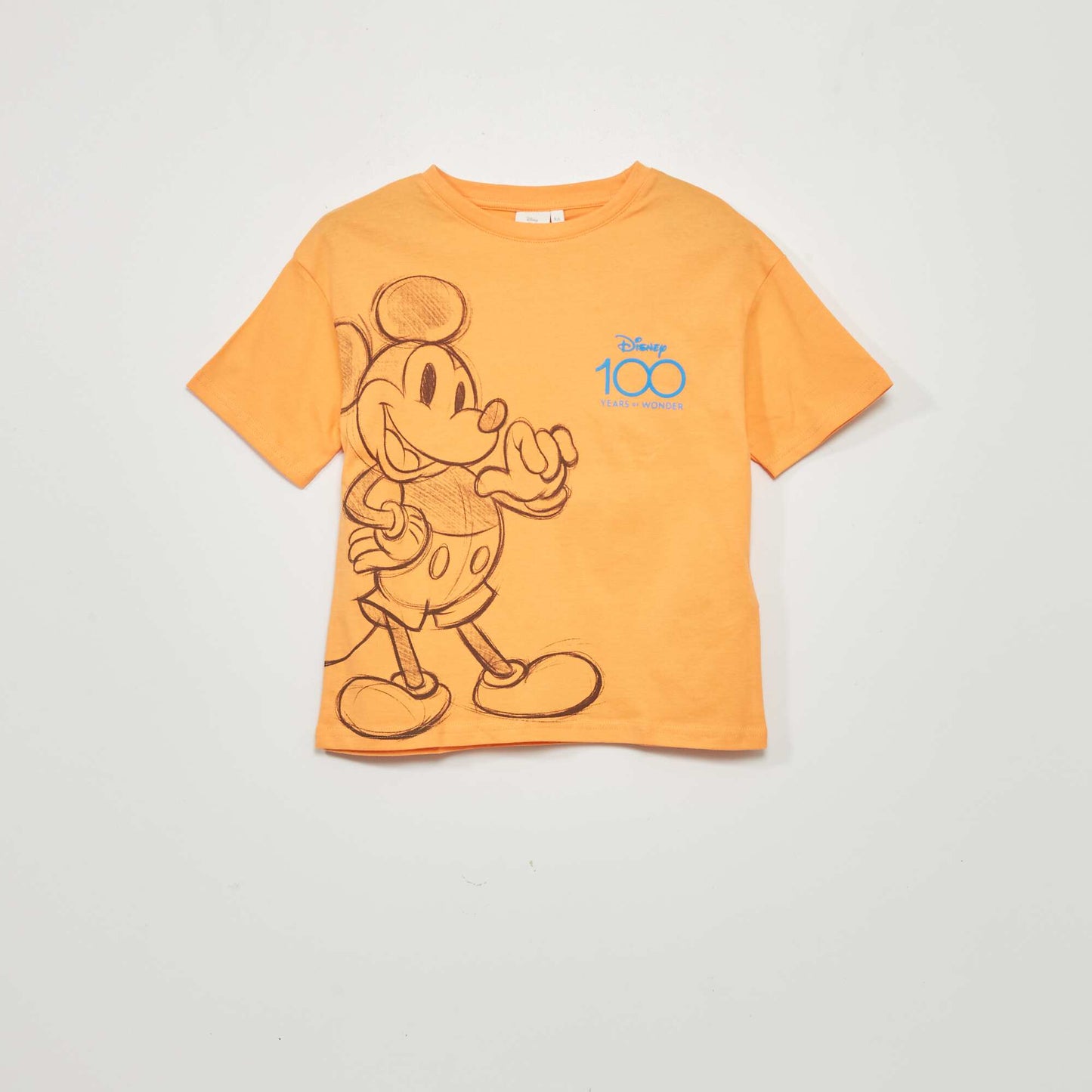 'Disney' 'Mickey' T-shirt ORANGE