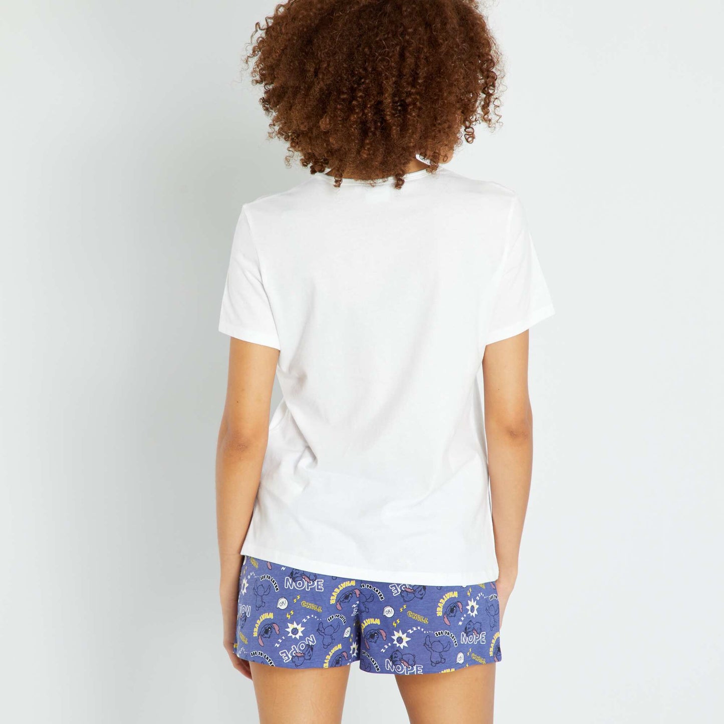 Disney short pyjamas - Two-piece set WHITE